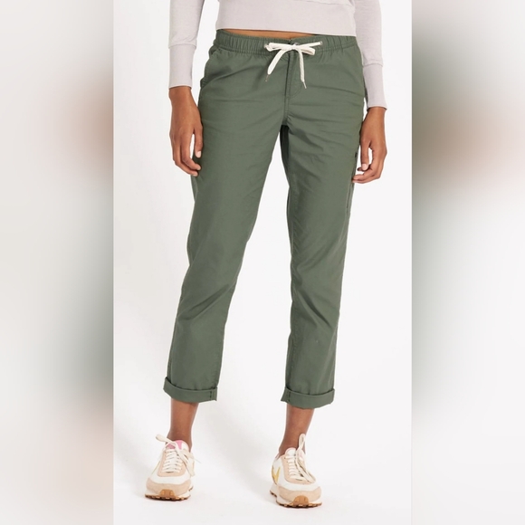 Vuori Women's Ripstop Pants In Olive Size Large - Picture 8 of 9